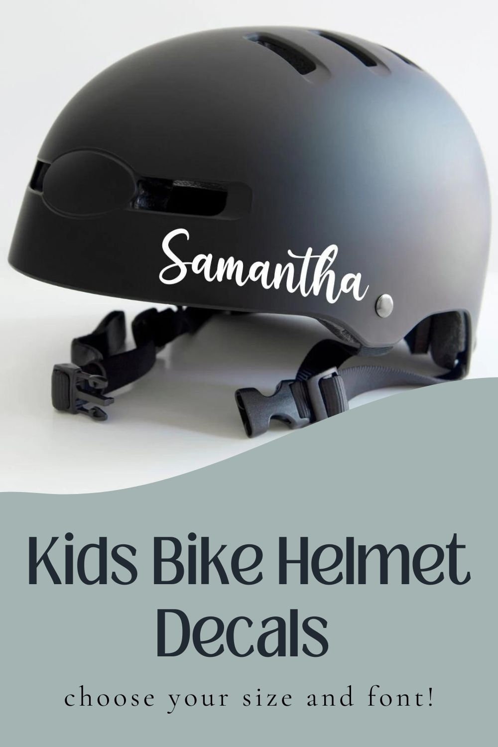 Personalised childrens store bike helmets