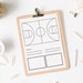 Basketball Printable Playbook for Coach, Basketball Diagrams for ...