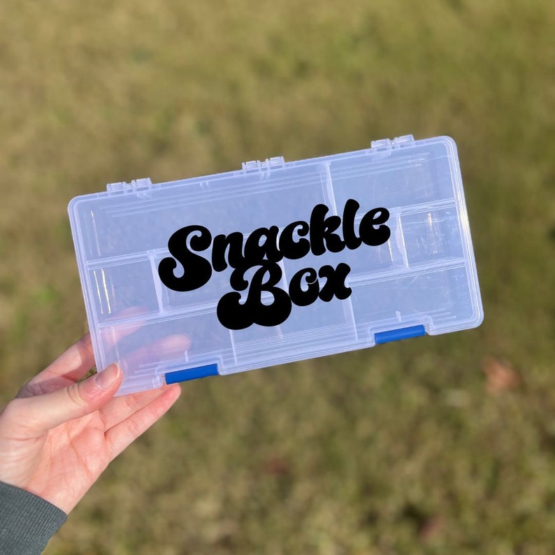 Retro Snackle Box for Travel Snack Box for Kids Gift Charcuterie on the ...