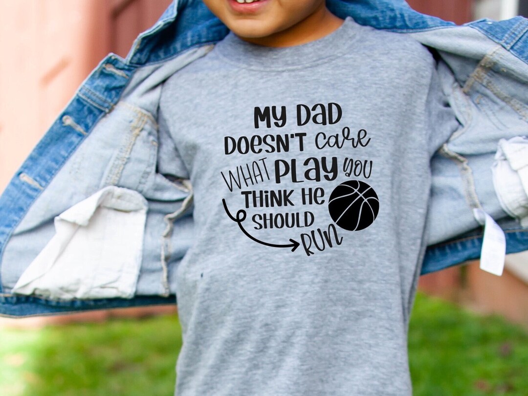 Funny Toddler Basketball Shirt for Coachs Kid on Game Day Etsy