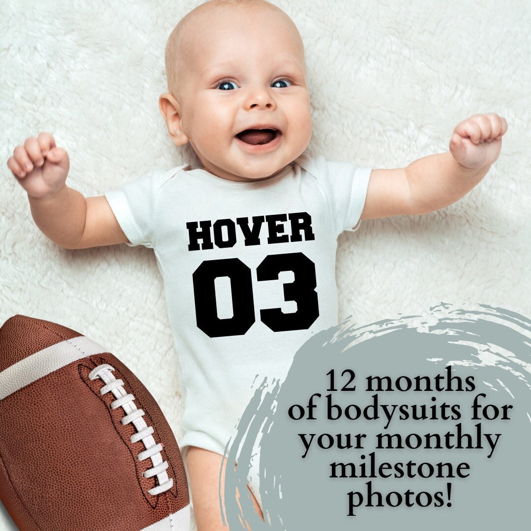 Monthly Onesies Milestone Bodysuits I'm ONE In A Million Baby