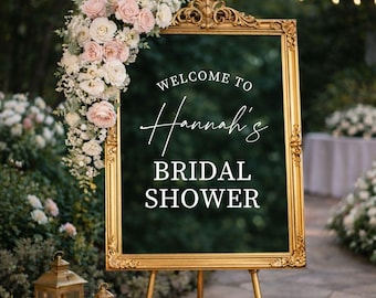 Bridal Shower Welcome Decal for Custom Bridal Shower Decal for Custom Mirror Vinyl Decal for Personalized Bridal Brunch Sign Mirror Decal