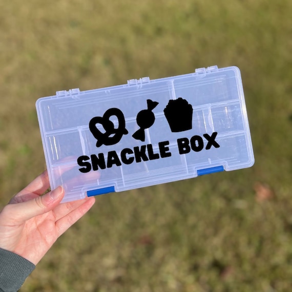 Snackle Box for Stocking Stuffer, Travel Snack Box for Kids Christmas Gift,  Charcuterie on the Go Baby Toddler Adult Snack Container 