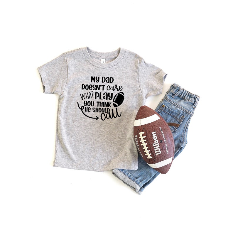 Toddler Football Shirt for Coachs Kid on Game Day Coaches Etsy
