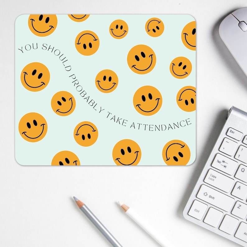 Custom Teacher Mousepad for Back to School Teacher Gift Office Mousepad for Teacher Desk Name Tech Gift for Classroom Teacher Appreciation