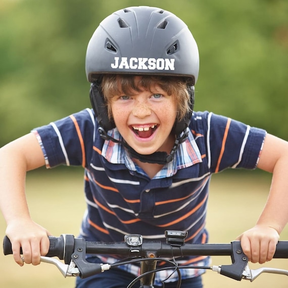 Personalised kids helmet hotsell