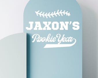 CIEQR Rookie Of The Year Wall Decals - Baseball 1st Birthday Party Decor, Wall Stickers For Baby Shower - View #7