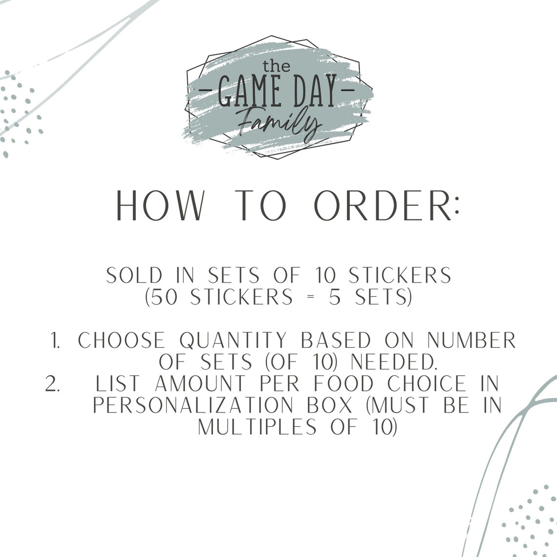 Meal Choice Stickers set of 10 Wedding Meal Indicators Etsy