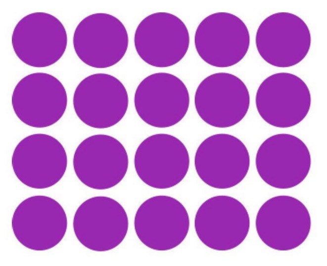 Polka Dot Vinyl Sticker Set Set of 20 Polka Dot Stickers | Etsy