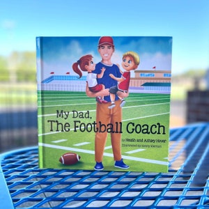 Football Children's Book for Football Coach's Kid Coaching Family Gift Baby Shower Gift For Coach Book for Football Kid Coach's Wife Gift