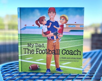 Football Children's Book for Football Coach's Kid Coaching Family Gift Baby Shower Gift For Coach Book for Football Kid Coach's Wife Gift