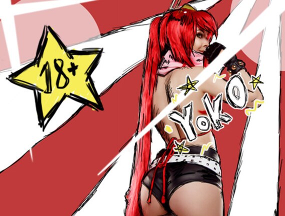 Gurren Lagann Yoko Erocosplay Photobook 18 Etsy