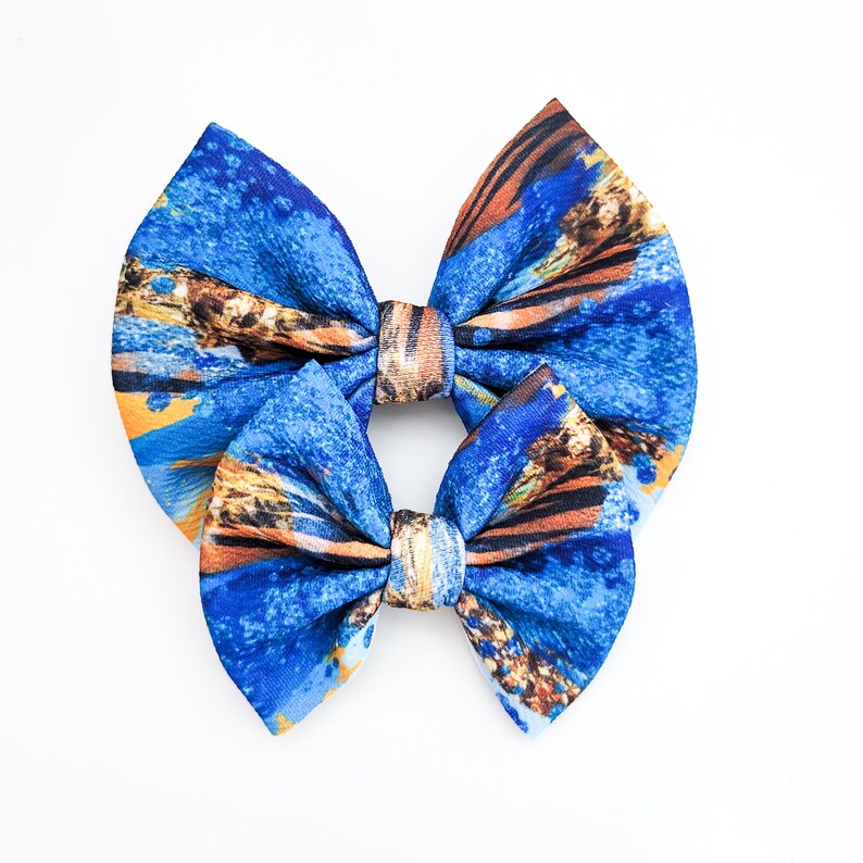 Oasis Princess Fabric Hair Bow Bullet Hair Bow Girls Hair Bow Big Hair Bow Baby Headband SOPHIA Hair Clip