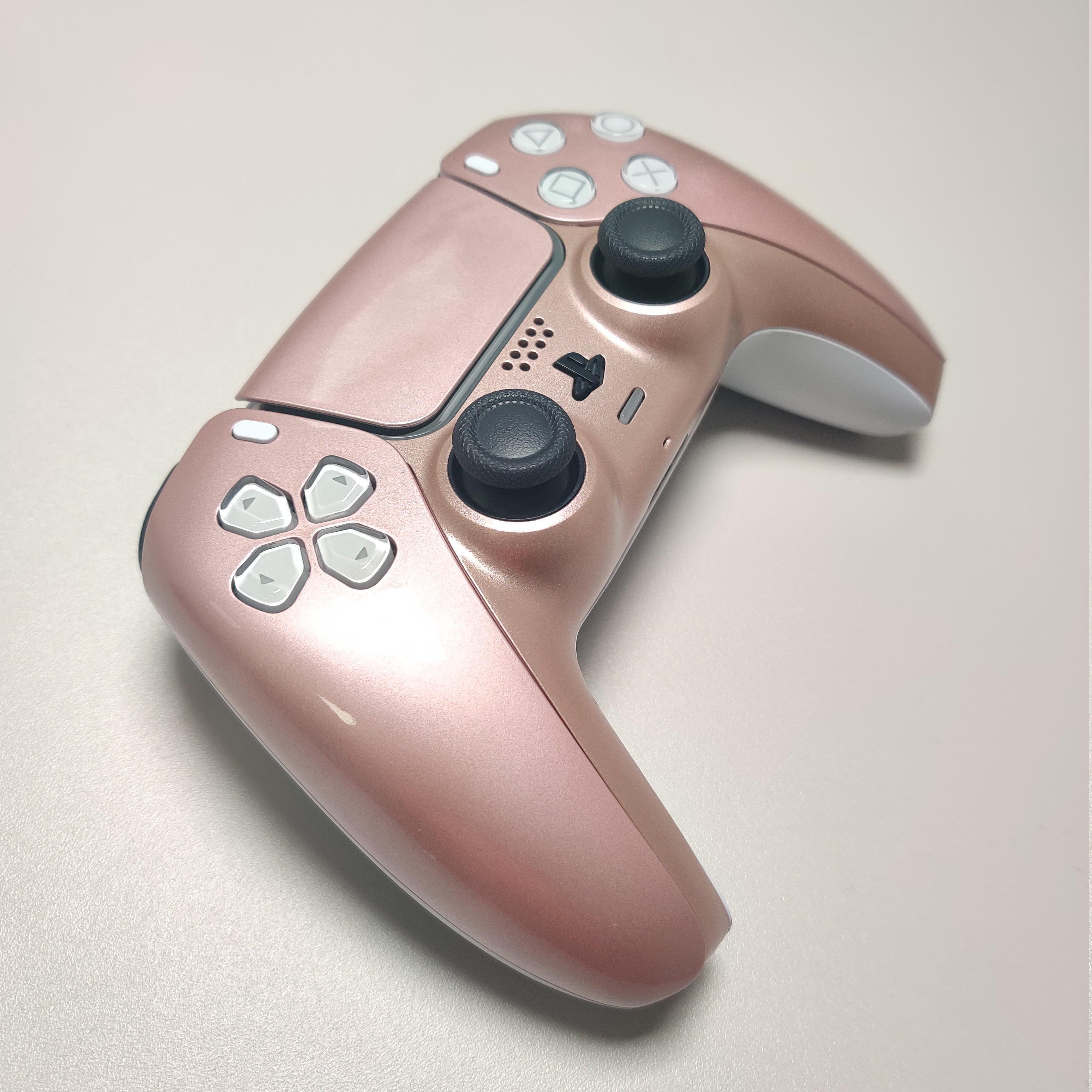 Pink Rose Gold Themed PS5 Custom Dualsense Controller Etsy