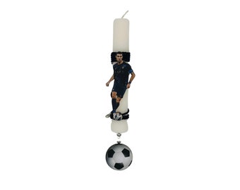 Christiano Ronaldo Orthodox Easter Candles Greek Lambades Handmade Lambada