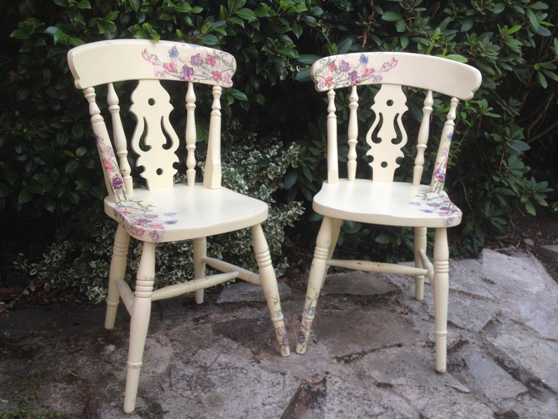 Yorkshire Fiddleback Chair hand Painted Etsy