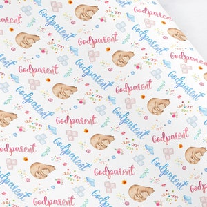 Papel de regalo para bautizo de padrinos, papel de regalo para bautizos, papel de regalo para madrinas, papel de regalo para padrinos, opciones para ahijadas, ahijados y ahijados