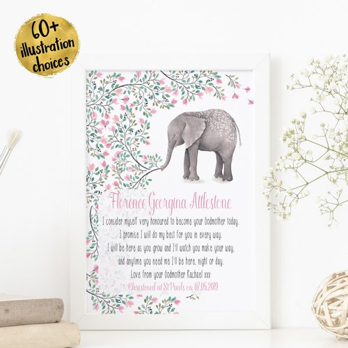 Christening Gifts From the Godparents Christening Gift Etsy UK