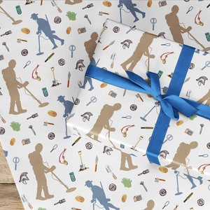Papier d'emballage pour détecteur de métaux, emballage cadeau pour détective, truelle de creusement pour pêche au sol, détecteurs de pièces de monnaie, trésor archéologique