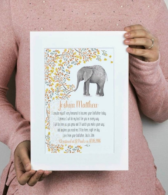 personalised christening gifts from godparents