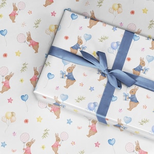 Nieuw inpakpapier baby, cadeaupapier babyshower, babyjongen of meisje, genderneutraal papier, pasgeboren cadeau, cadeau kleinzoon, kleindochter