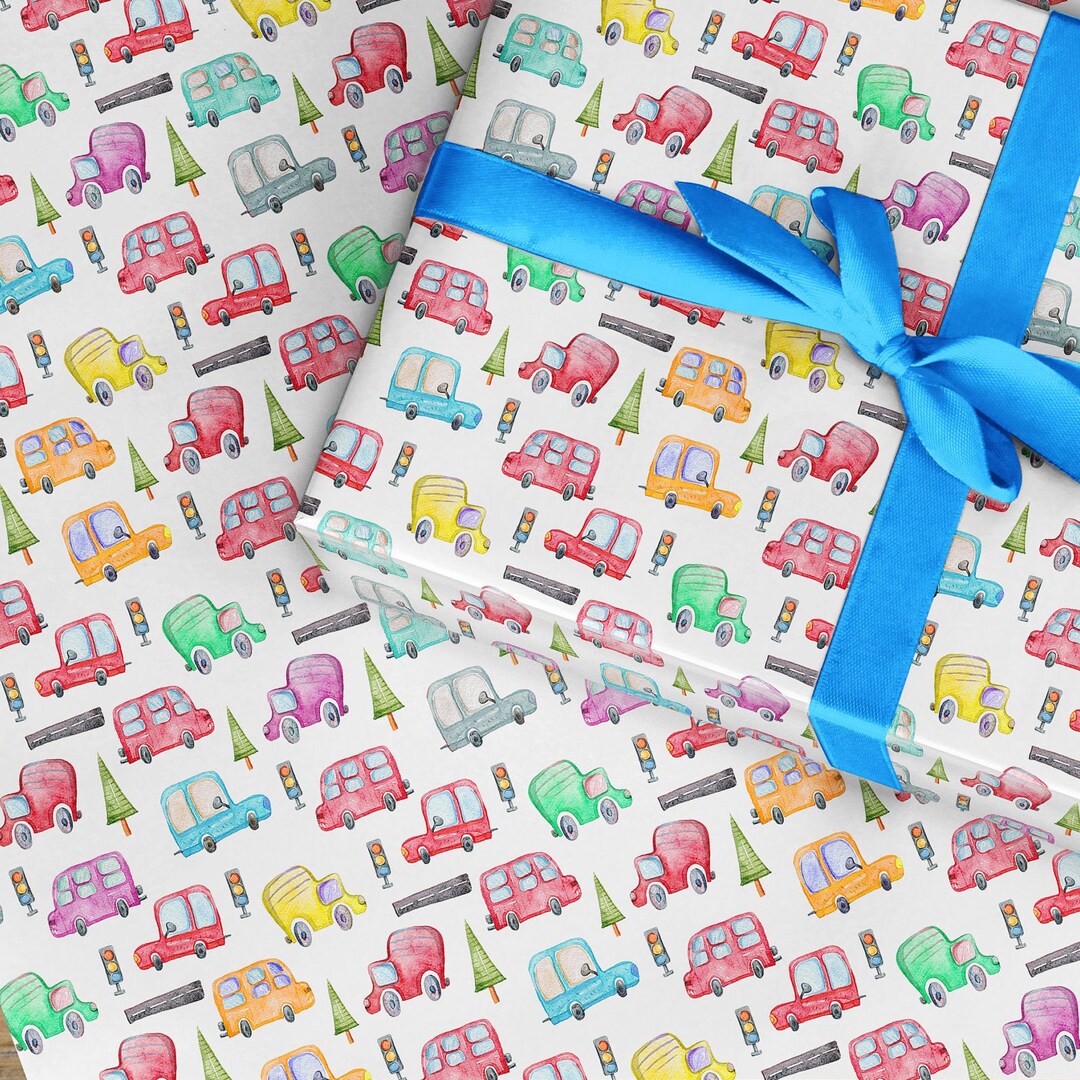 Builder Wrapping Paper, Construction Crane Digger Wrapping Paper, Any Age  Boys Mens Wrapping Paper, Digger Driver Crane Driver Birthday 