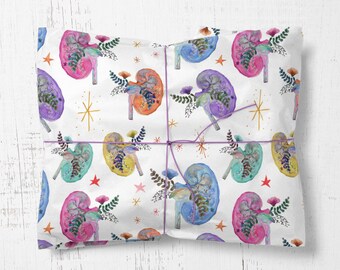 WRAPAHOLIC Mini Rouleau De Papier Cadeau Motif Vache – 43,2 Cm X 10 M – Motif Vache – Parfait Pour Mariage, Anniversaire, Vacances, Fête Prénatale