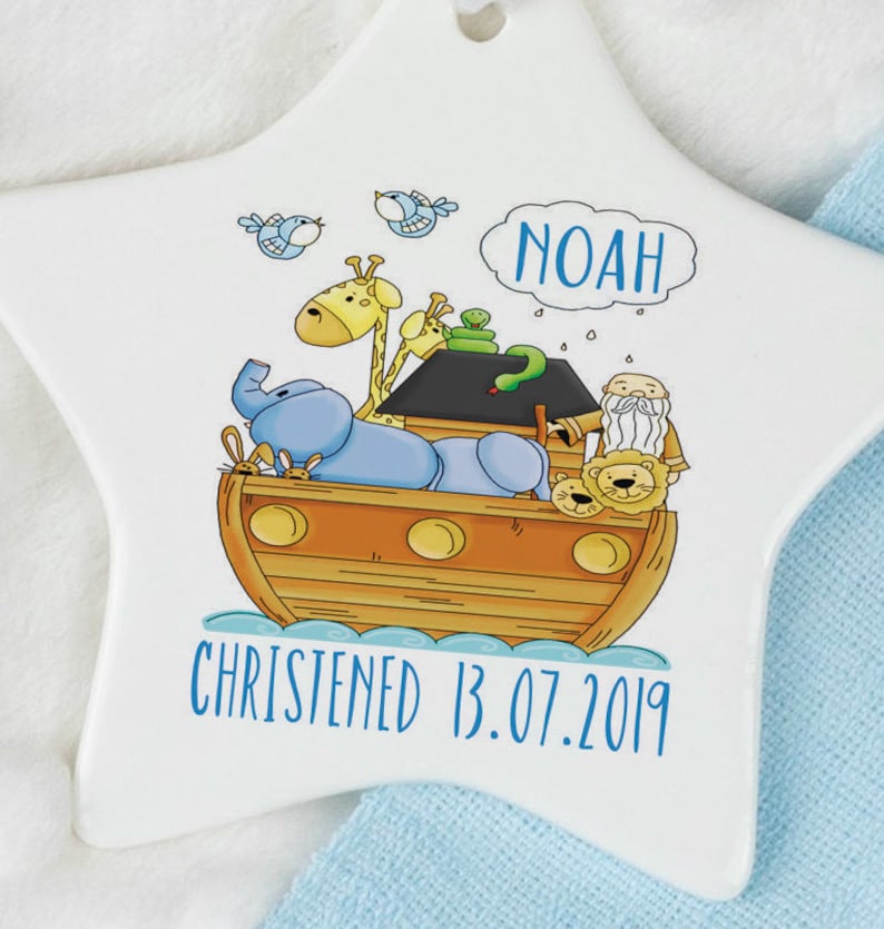 Noah's Ark Christening Gift for Boys and Girls. Noah Etsy