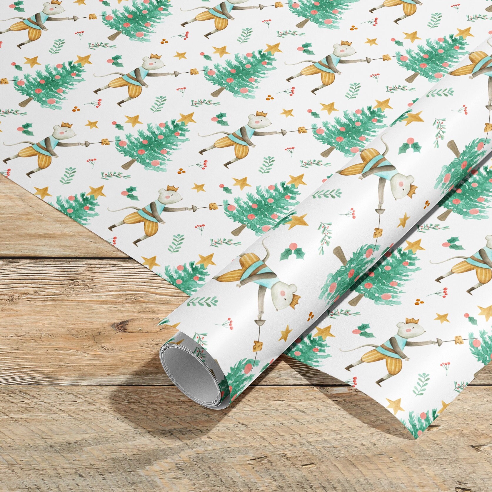 Mouse King Nutcracker Wrapping Paper