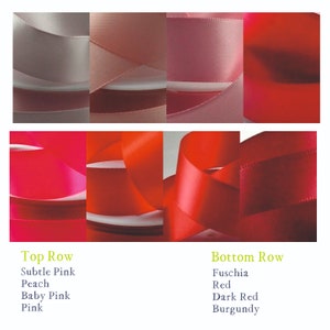 Finising Ribbon Ribbon for Gift Wrapping Finishing. Satin Ribbon 25mm / 1 Inch Thick by ...
