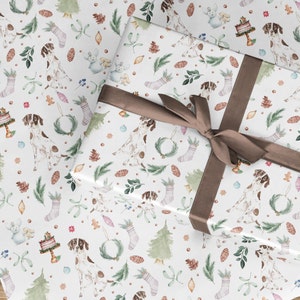 Roll of Any Breed Christmas Wrapping Paper Roll, Dog Gift Wrap, Christmas Gift Wrap from your Dog Christmas Paper, Dog Present Puppy's First