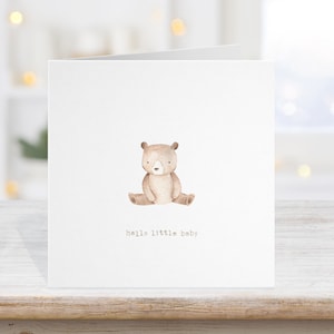 Carte aquarelle personnalisée pour enfants, jolie carte idéale pour un 1er anniversaire, nouvelle carte de bébé, pourrait être un beau cadeau d'art encadré