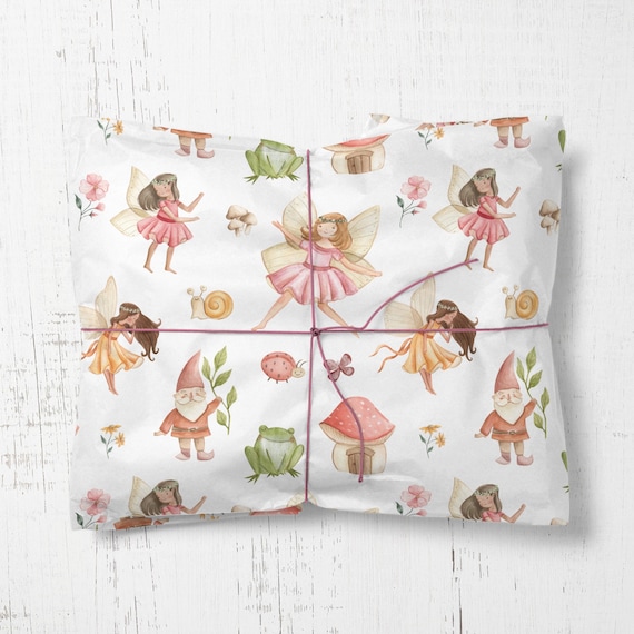 Fairy wrapping paper online