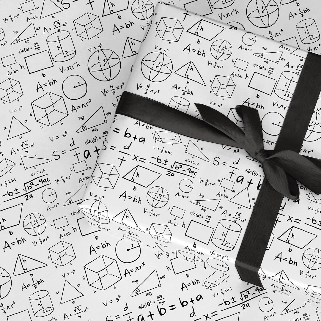 Math Equations Wrapping Paper: Physics, Exam Results Gift Wrap - Etsy