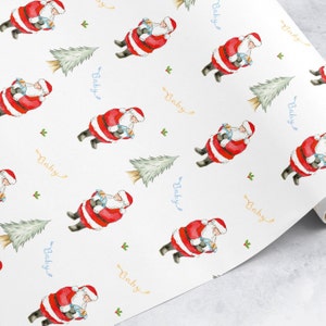 Rotolo di carta da regalo, carta da regalo per il primo Natale,
