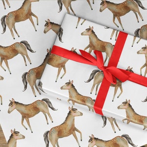 Papier cadeau cheval, papier cadeau cheval, papier cadeau poney pour, emballage mignon, emballer votre cadeau de sellerie cheval dans du papier pour chevaux, épi gallois