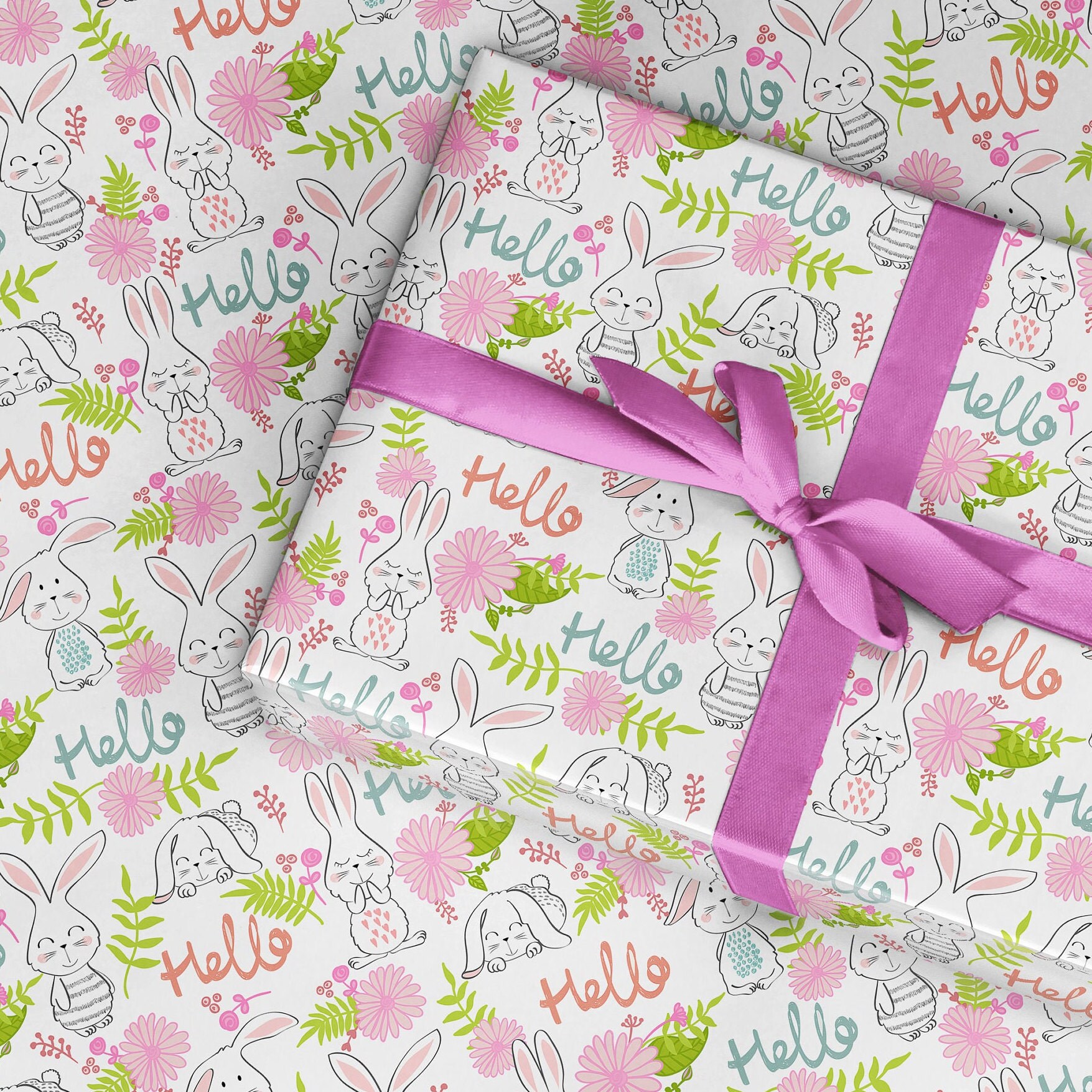 Hello Kitty Gift Wrap Wrapping Paper 50x70cm or Card Birthday Valentines Day