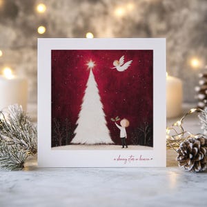 追悼クリスマスカード、追悼カード、追悼...クリスマスカード、天国喪失カード、お悔やみカード、悲しみと哀悼
