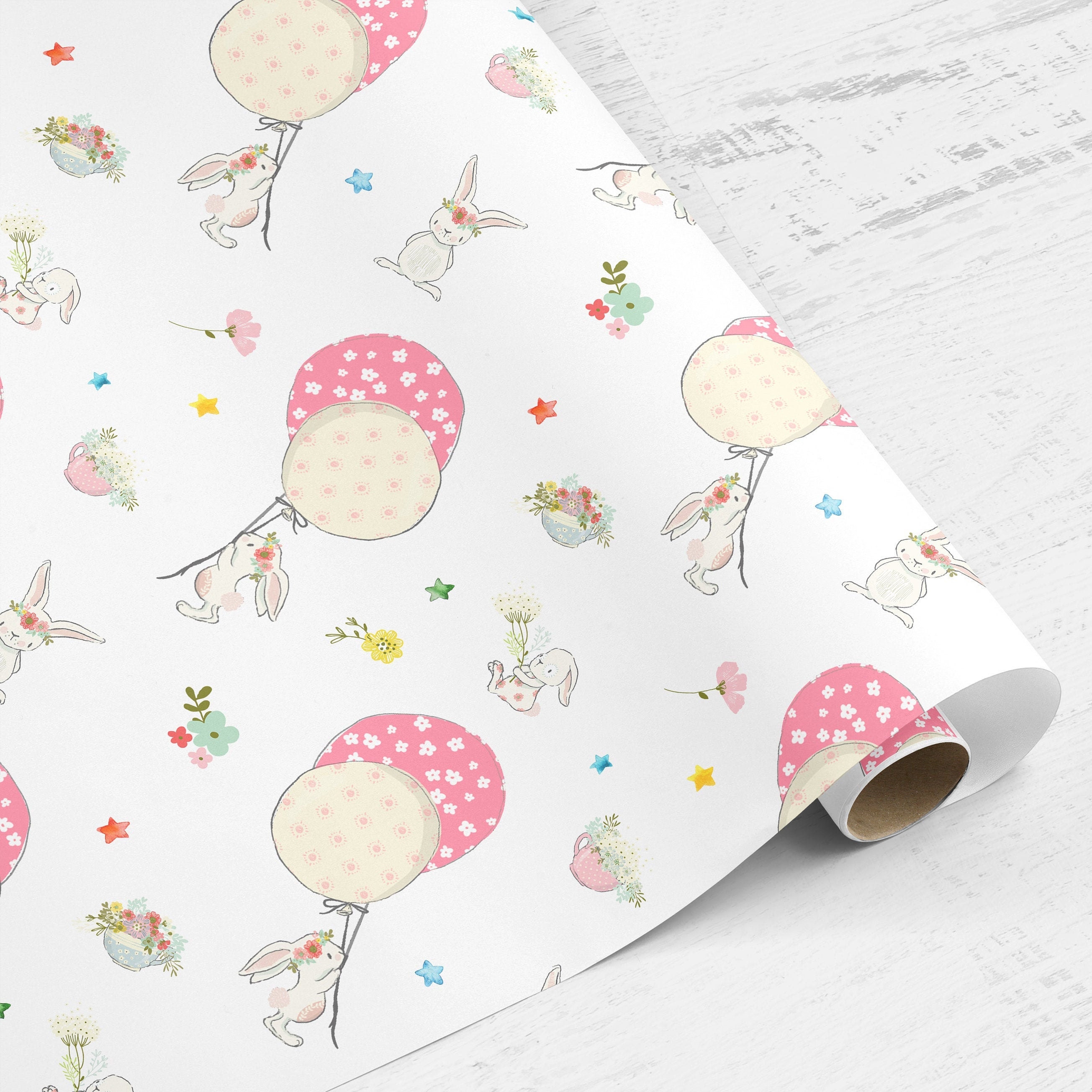 Christening wrapping paper, Goddaughter Godson Baptism wrapping paper, Godmother Godfather gift