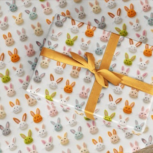 Carta da regalo con coniglio pasquale, carta da regalo per neonati con effetto 3D insolito e divertente, regalo per baby shower, carta da regalo pasquale pastello originale,