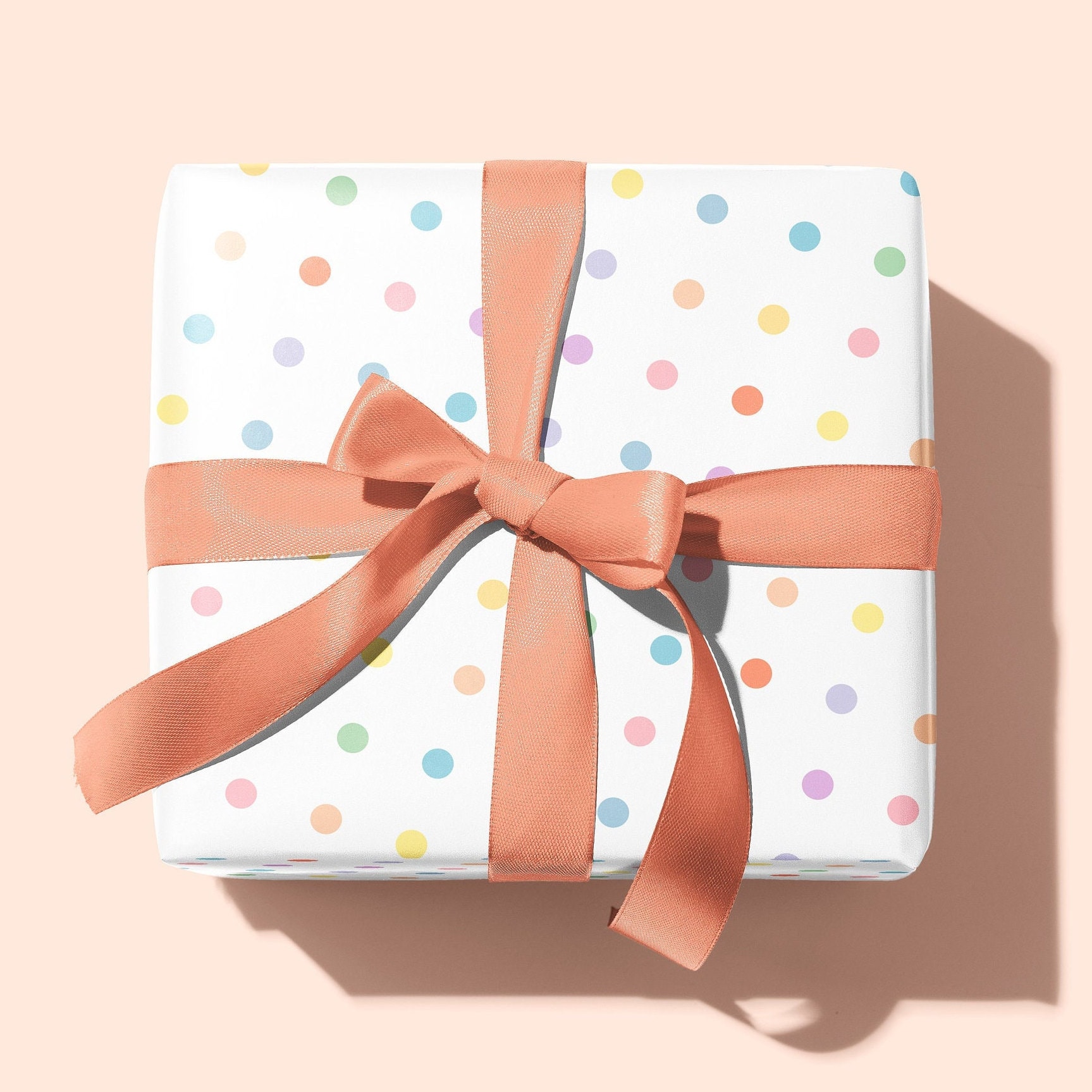 Pastel Wrapping Paper Spots Wrapping Paper Colourful Luxury Etsy UK