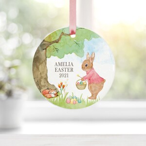 Keramik Osterdekoration, Kind erstes Ostern, Alternatives Ostergeschenk, Osterdekoration Kinder, Osterhase Eiersuche, Keine Schokolade