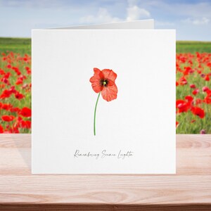 Carte de sympathie - Forces armées, condoléances Armée Armée de l'air Marine Marine Royal British Legion, désolée perte, carte commémorative de l'armistice du coquelicot
