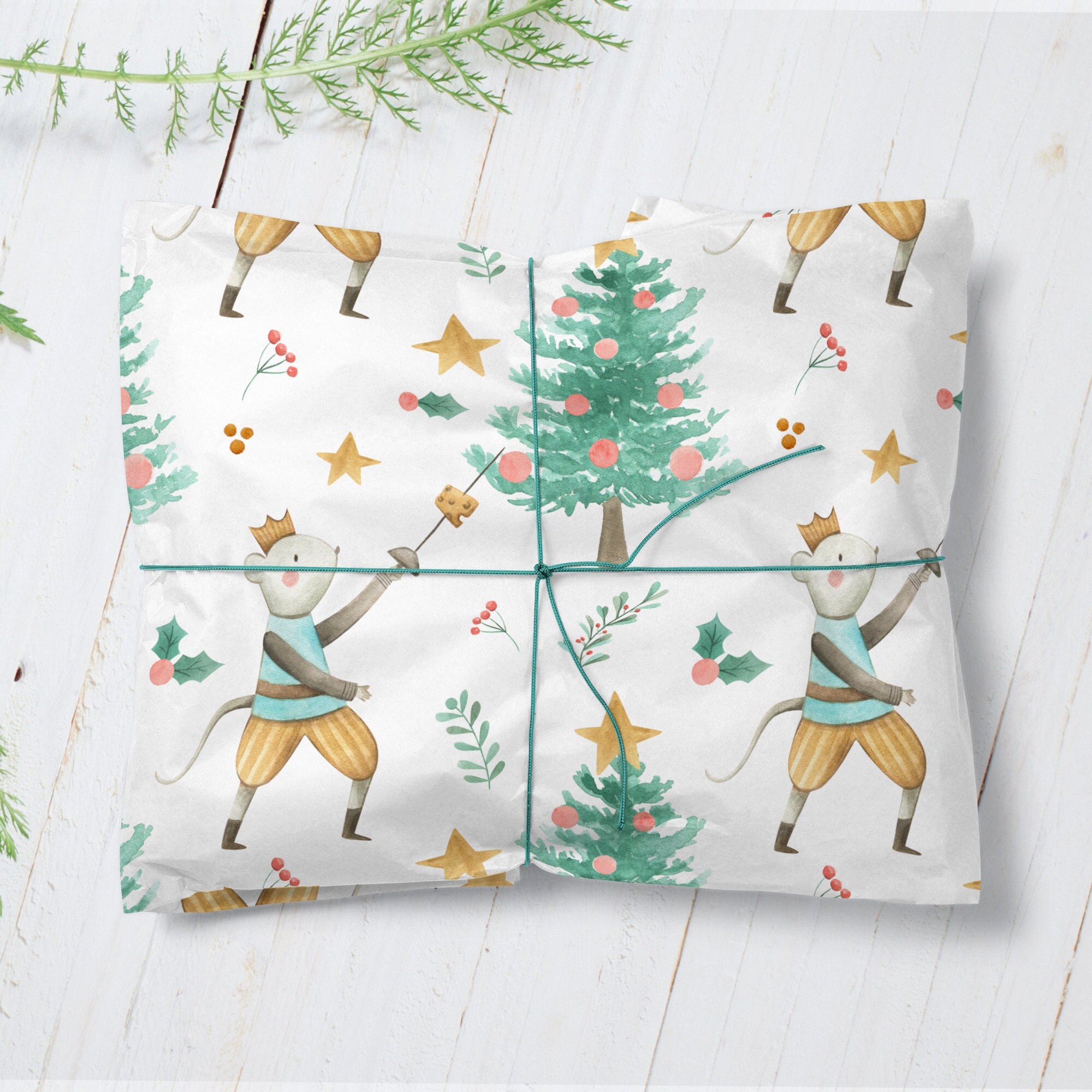 Mouse King Nutcracker Wrapping Paper