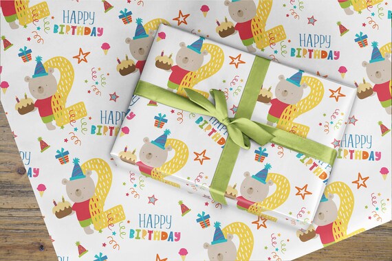 Buy Construction Birthday Gift Wrapping Paper - Folded Flat 30 x 20 Inch (3  Sheets) Online at desertcartBolivia