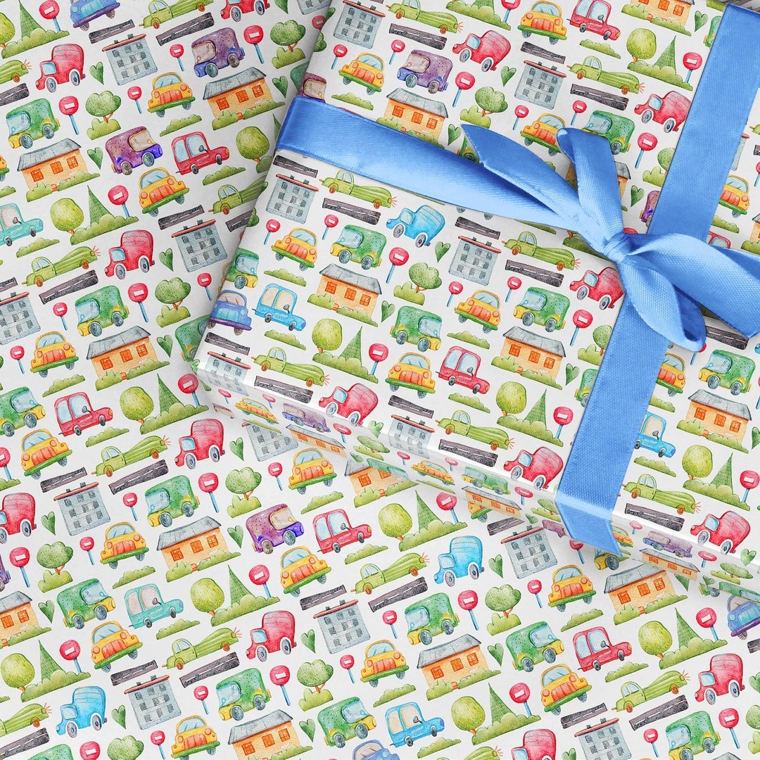 Car Wrapping Paper Driving Test Wrapping Paper 1st Car Etsy