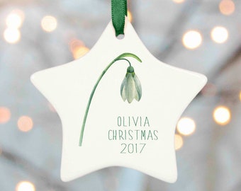 Snowdrop Memorial Christmas Decoration From Botanical Range