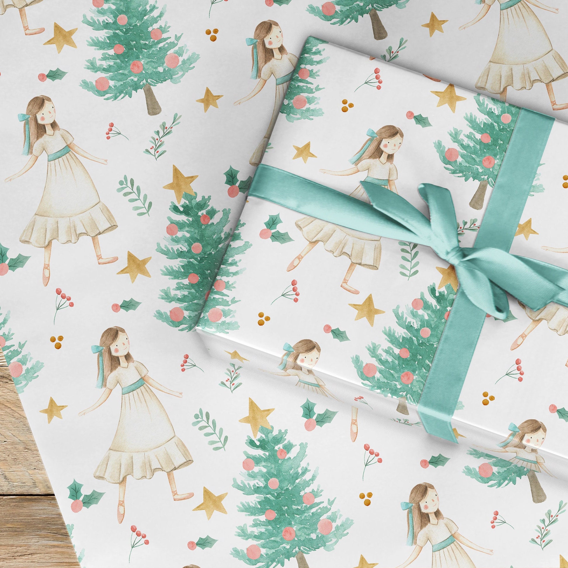 Clara Nutcracker Wrapping Paper