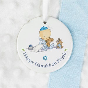 Hanukkah Geschenk, Chanukka Feier Hängen Keramik oder Holz Geschenk ..Han06