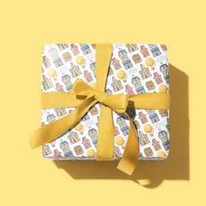 Rouleau de papier cadeau, premier emballage cadeau pour la maison,